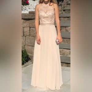 Tan Prom Dress